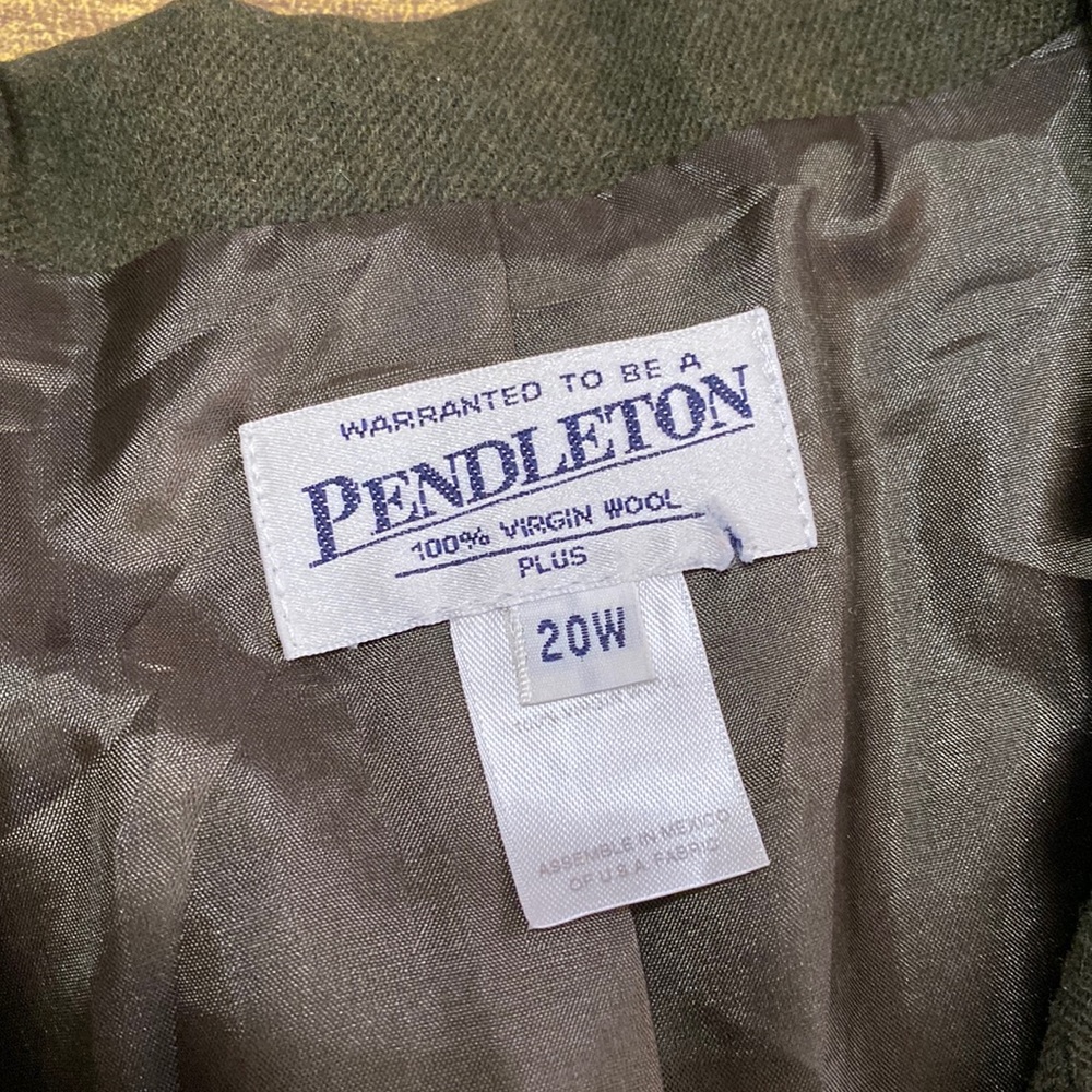 Green Pendleton Lined Virgin Wool Career Pant Sui… - image 4